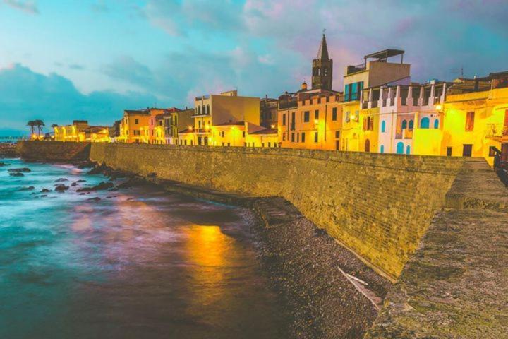Ferienwohnung Panoramic Bastioni Sea View Alghero Exterior foto