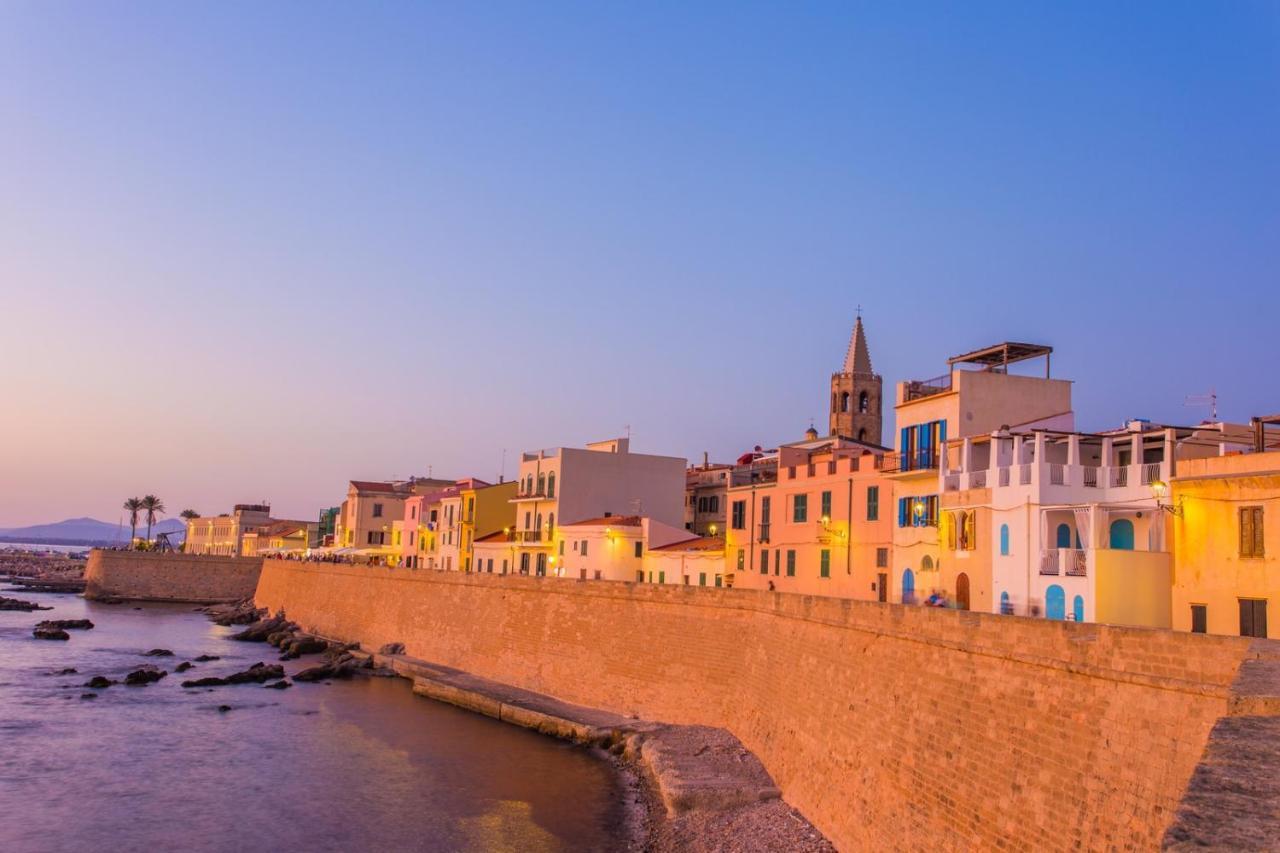 Ferienwohnung Panoramic Bastioni Sea View Alghero Exterior foto