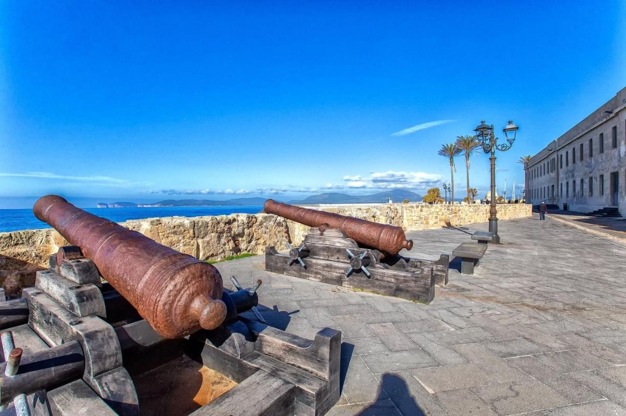 Ferienwohnung Panoramic Bastioni Sea View Alghero Exterior foto