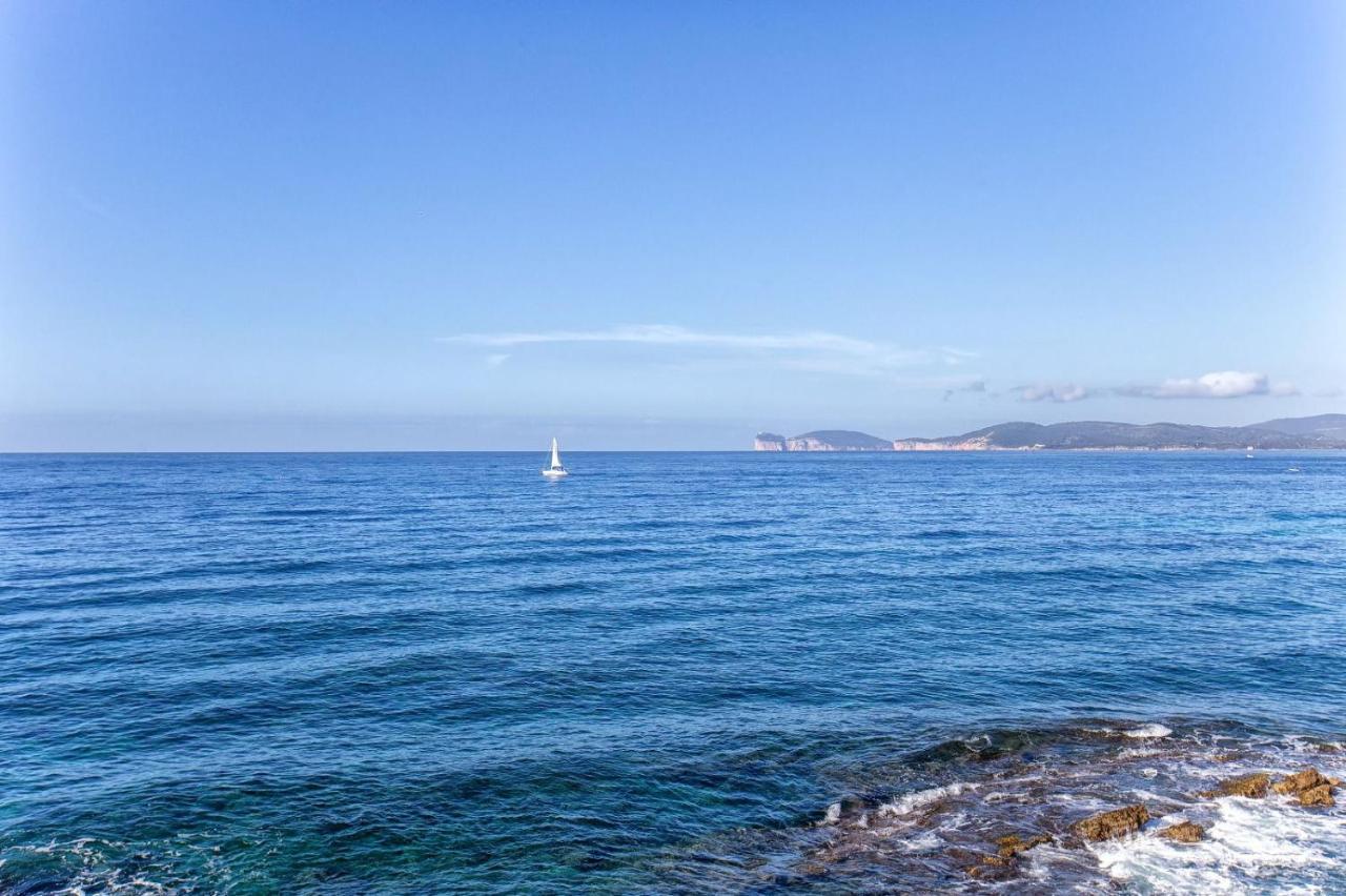 Ferienwohnung Panoramic Bastioni Sea View Alghero Exterior foto