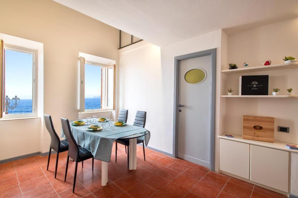 Ferienwohnung Panoramic Bastioni Sea View Alghero Exterior foto