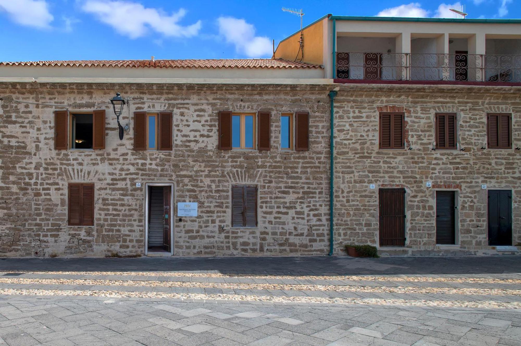 Ferienwohnung Panoramic Bastioni Sea View Alghero Exterior foto