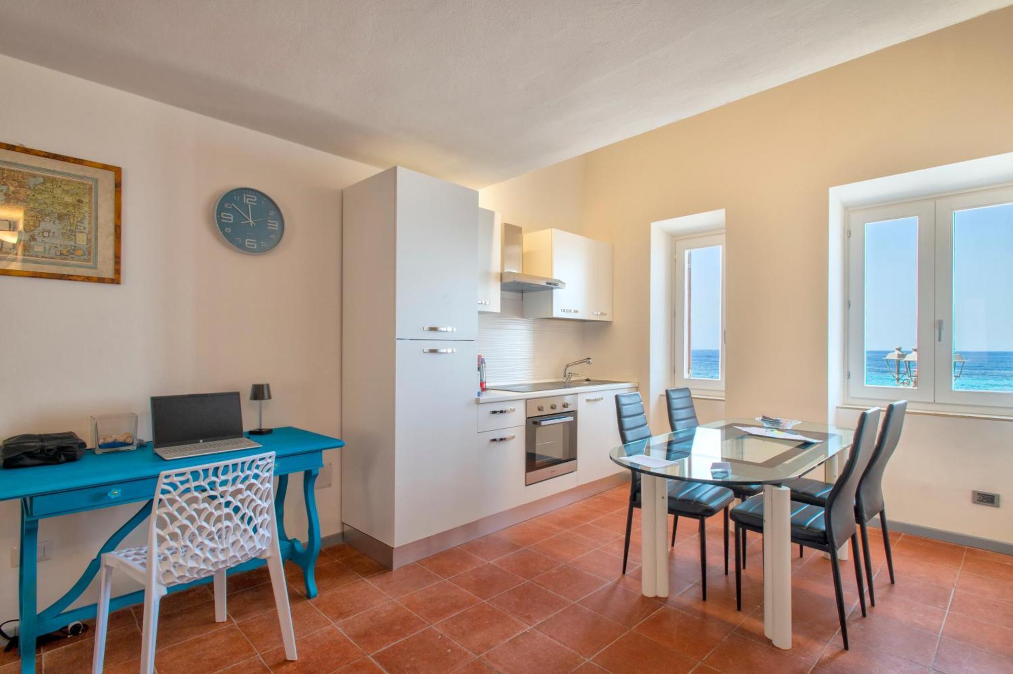 Ferienwohnung Panoramic Bastioni Sea View Alghero Exterior foto